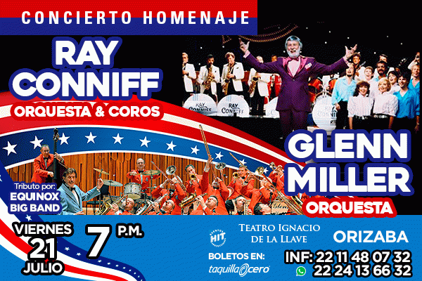 Concierto homenaje a Glenn Miller y Ray Conniff, Orizaba
